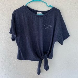 Sadie & Sage “Salty” cropped shirt